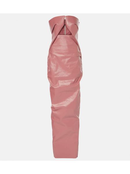 Stropløs kjole Rick Owens pink