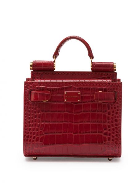 Bolso shopper Dolce & Gabbana rojo