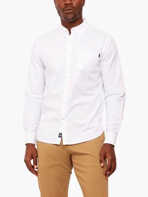 Camisa slim fit manga larga Dockers blanco