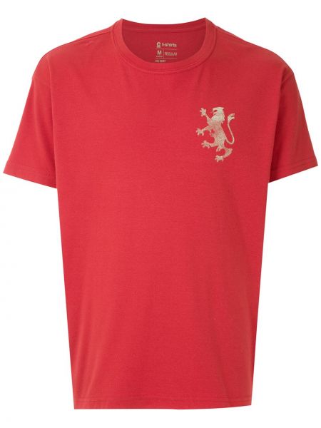 Camiseta slim fit con estampado Osklen rojo