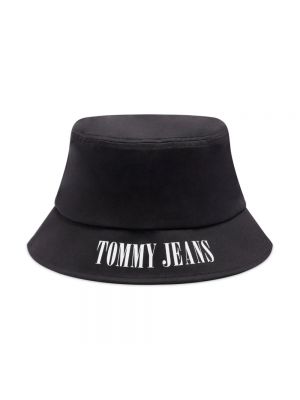 Cappello di cotone Tommy Jeans nero