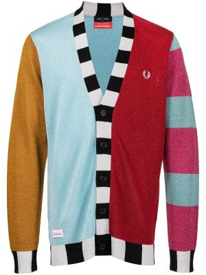 Strikke strikkegenser Fred Perry blå