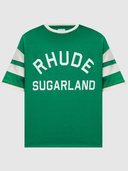 Зелена футболка Rhude