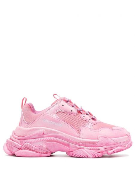 Sneakerși Balenciaga Triple S roz