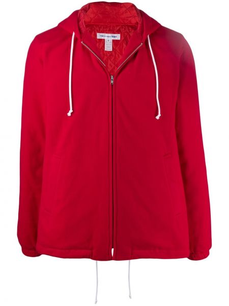 Camisa con capucha Comme Des Garçons Shirt rojo