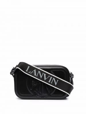 Кожаная сумка Lanvin, черная