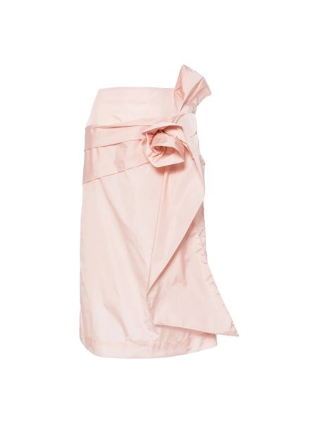 Różowa spódnica midi Simone Rocha