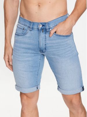 Szorty jeansowe Pierre Cardin niebieskie
