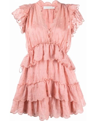 Mini vestido Zimmermann rosa