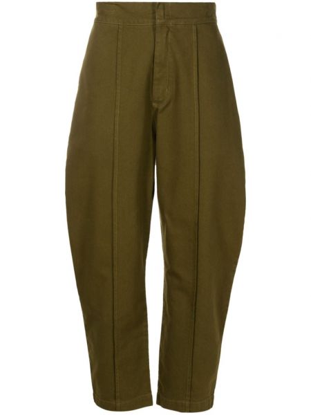 Pantaloni din bumbac Handred verde