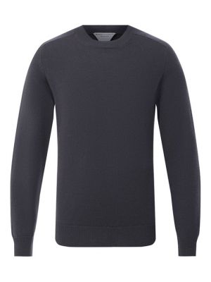 Шерстяной свитер Bottega Veneta серый