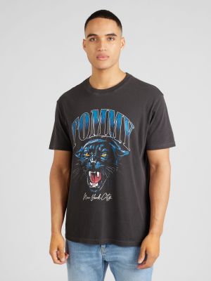T-shirt a righe tigrate Tommy Jeans