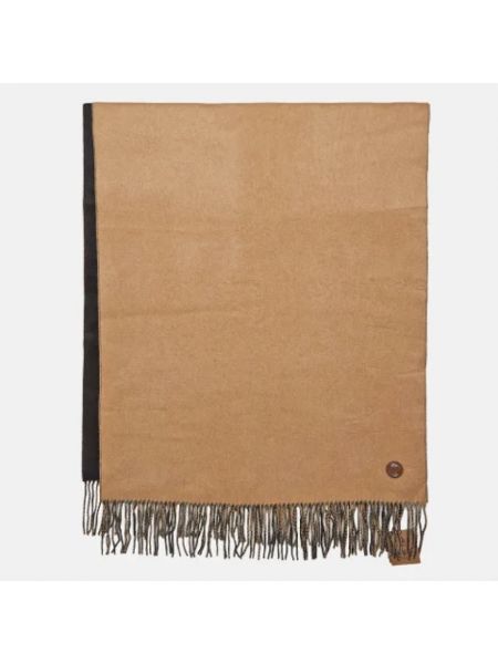 Bufanda de cachemir con estampado de cachemira retro Burberry Vintage marrón