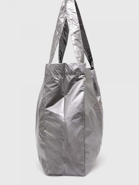 Υφασμάτινη τσάντα Rick Owens Drkshdw ασημί