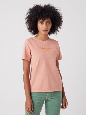 Тениска Wrangler розово