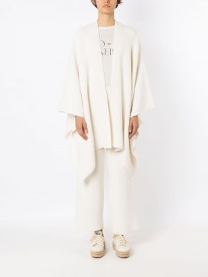 Cardigan asymétrique en tweed Osklen blanc
