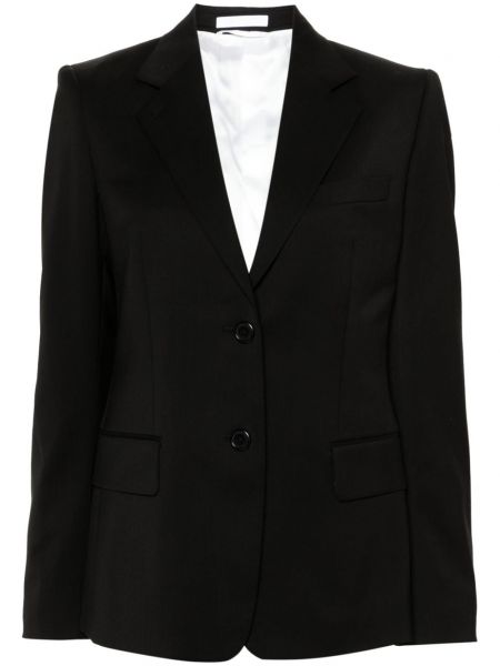 Woll langer blazer Helmut Lang schwarz