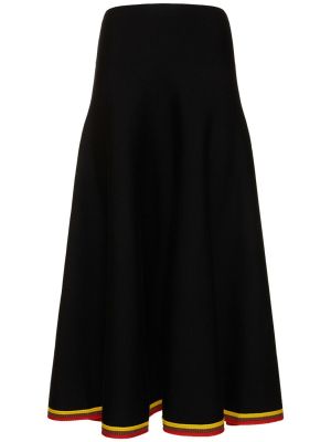 Vlněné midi sukně Gabriela Hearst černé