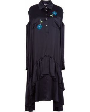 Рубашка платье с рюшами Natasha Zinko, черное