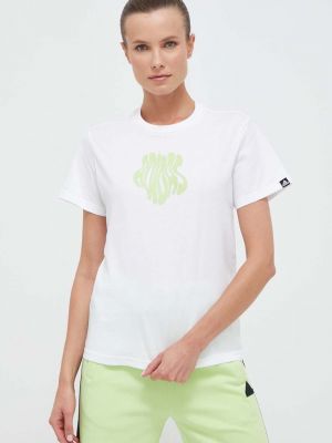 Памучна тениска Adidas бяло
