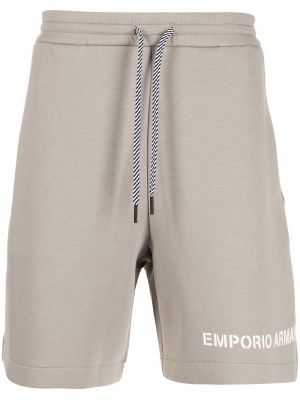 Pantalones cortos deportivos Emporio Armani gris