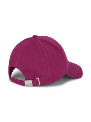 Kepurė su snapeliu Karl Lagerfeld Jeans violetinė
