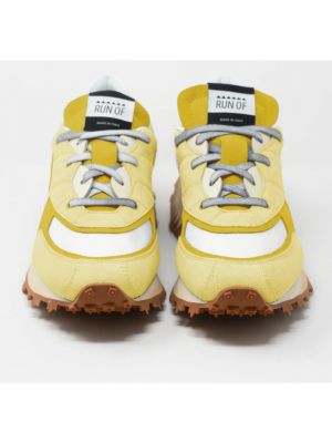 Zapatillas de ante de running Run Of amarillo