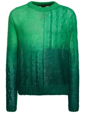 Suéter de punto de lana mohair Andersson Bell verde