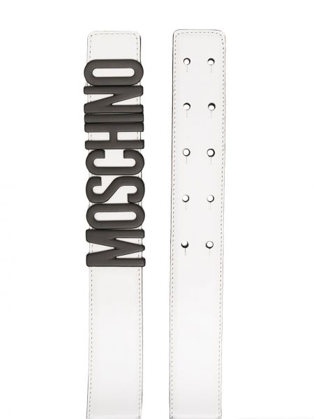 Cinturón Moschino blanco