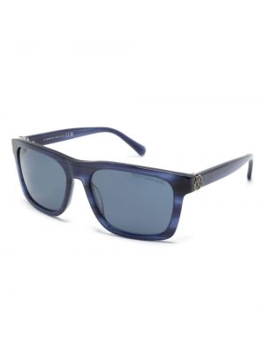 Okulary przeciwsłoneczne Moncler niebieskie
