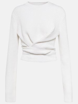 Sweter z kaszmiru bawełniany Proenza Schouler biały
