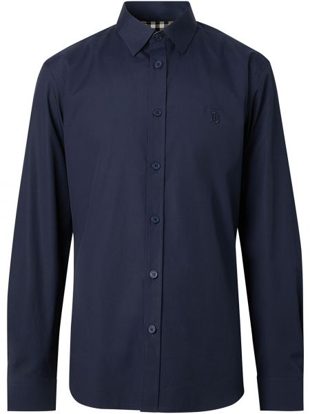 Chemise à carreaux Burberry bleu