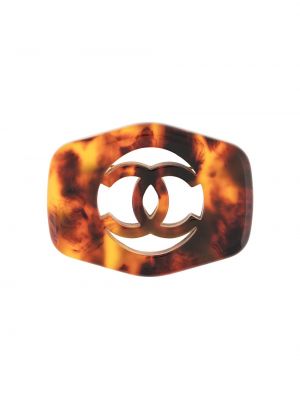 Брошь с логотипом Chanel Pre-owned