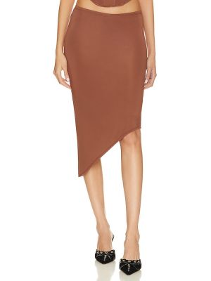 Mini falda Miaou marrón