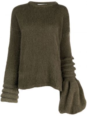 Oversized pletený sveter Tuinch zelená
