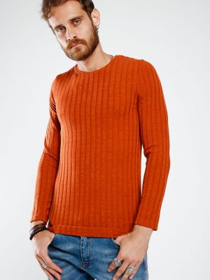 Priliehavý sveter Lafaba oranžová