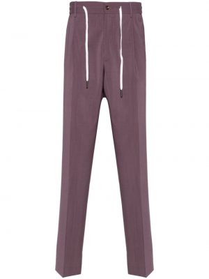 Pantaloni cu nasturi Tagliatore violet