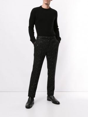 Kašmira džemperis Saint Laurent melns