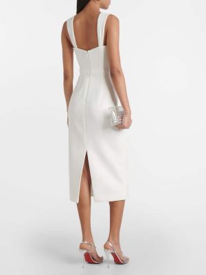 Μίντι φόρεμα με πετραδάκια Rebecca Vallance λευκό