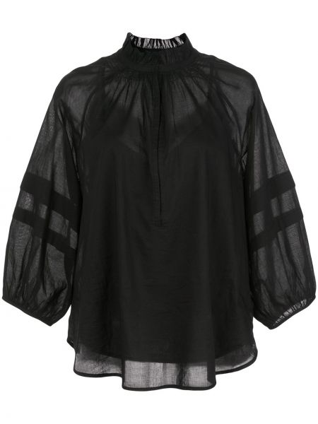 Блузка полупрозрачная Apiece Apart, черная
