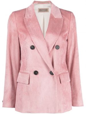 Cord blazer Peserico pink