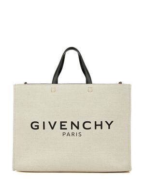 Сумка для покупок g-tote среднего размера, Givenchy бежевая