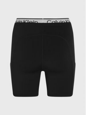 Slim fit cyklistické šortky Calvin Klein Performance černé