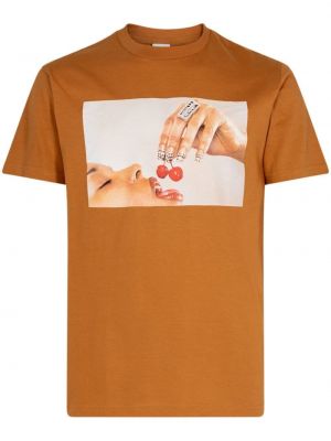 Тениска Supreme оранжево