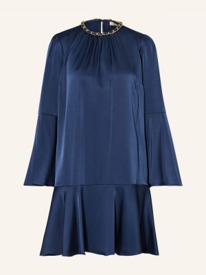 Saténové šaty Michael Kors modré
