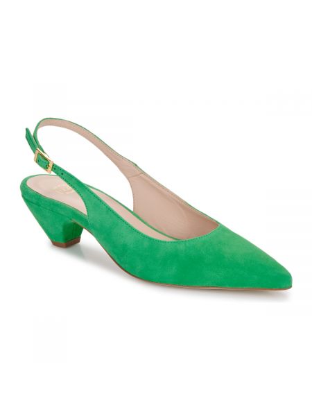 Pantofi cu toc cu toc Fericelli verde