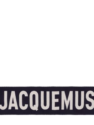 Vlněný šál Jacquemus žlutý