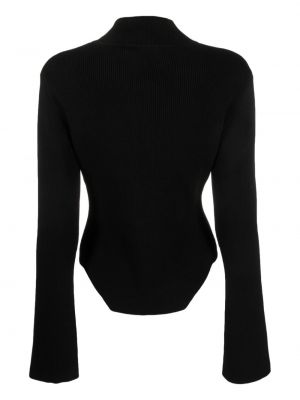 Pullover mit reißverschluss Gestuz schwarz
