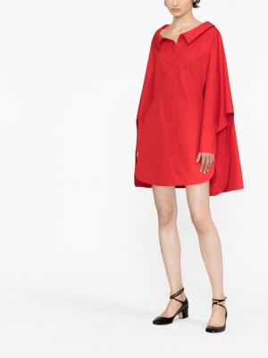 Medvilninis marškininė suknelė Valentino Garavani raudona