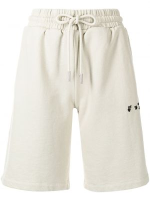 Pantalones cortos deportivos con estampado Off-white blanco